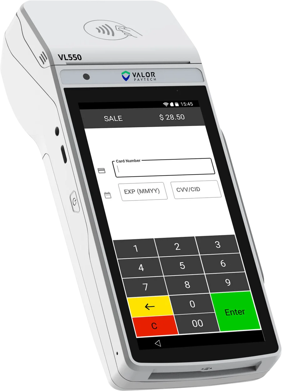 Valor VL550 portable payment terminal